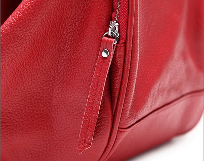 Elegant 100% TOP Genuine Leather Women Backpack