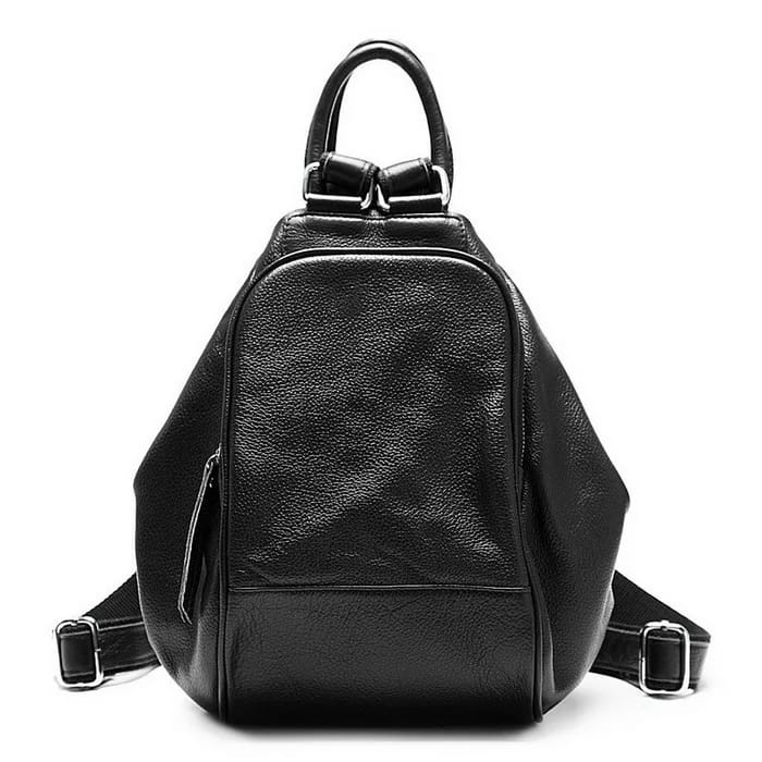 Elegant 100% TOP Genuine Leather Women Backpack