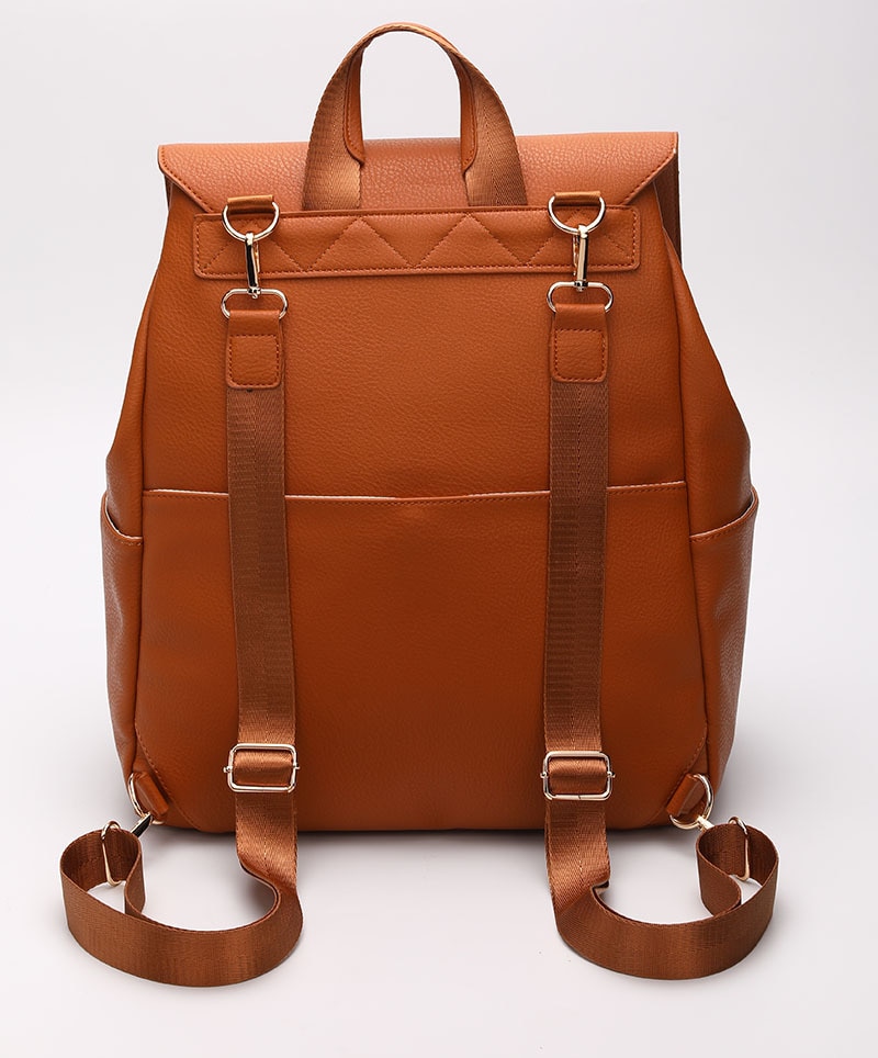 Women Fashion PU Leather Bag Backpack Tote