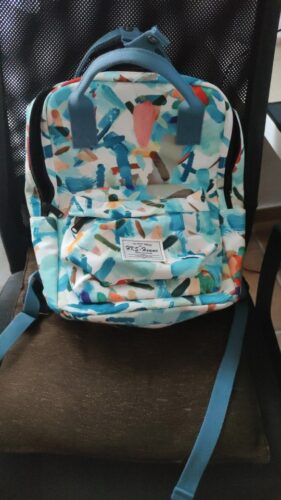 15 17 inch canvas Waterproof women Fashion laptop Backpack School bag photo review