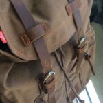 16 inch Canvas Retro Fashion Casual Backpack For Travel Camping Hiking photo review