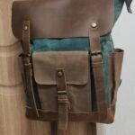 17 inch Artisan Retro Fashion multi-function Travel backpack photo review