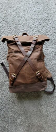 16 inch Canvas Anti-theft Artisan Retro Fashion mountaineering Backpack photo review