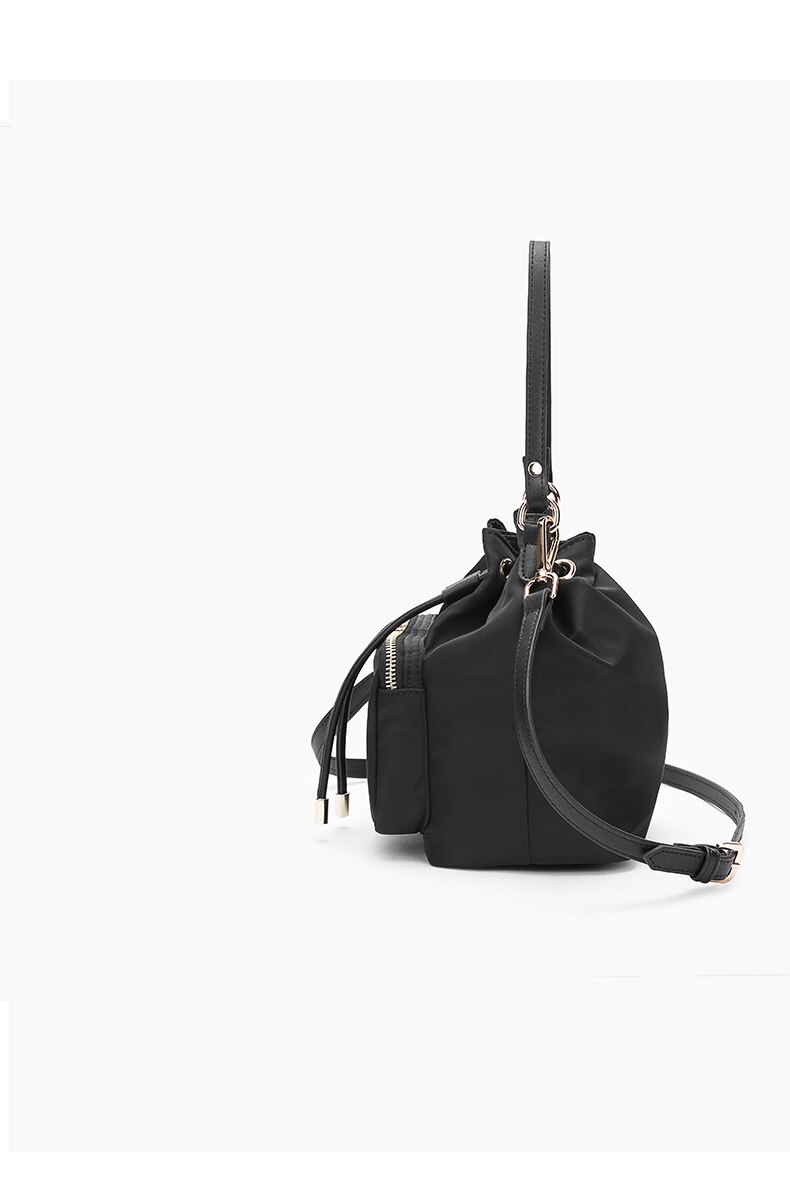 Custom design for Japanese women movie star prop effortless nylon fashion Bucket handbag shoulder bag for girls