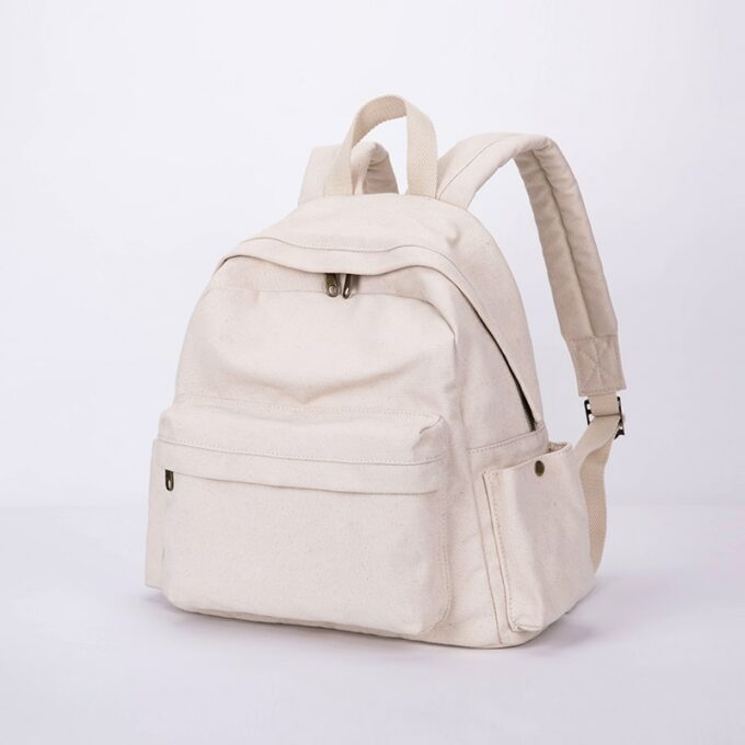 Yoga Mood Aesthetic canvas women casual travel backpack shoulder school bag for girls