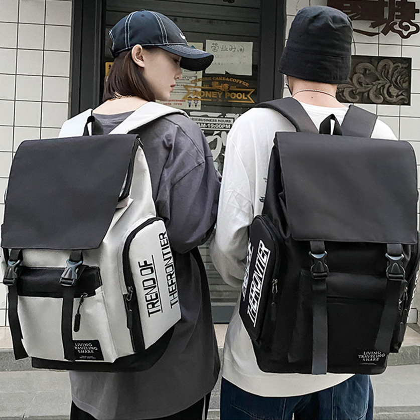 19 Inch Polyester Unisex Urban Streetwear Travel Backpack Bag
