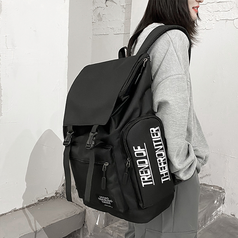 19 Inch Polyester Unisex Urban Streetwear Travel Backpack Bag