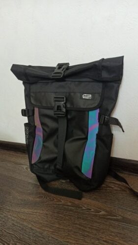 20 inch Roll Top Backpack Sports Travel Streetwear Fashion photo review