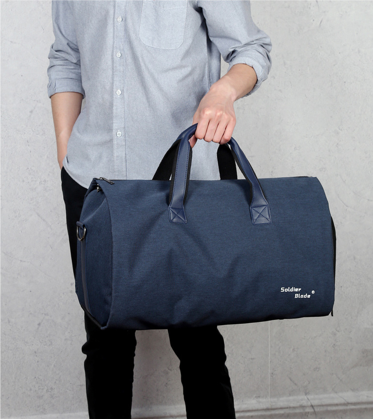 Men'S Foldable Business Suit Garment Bag With Shoes Container