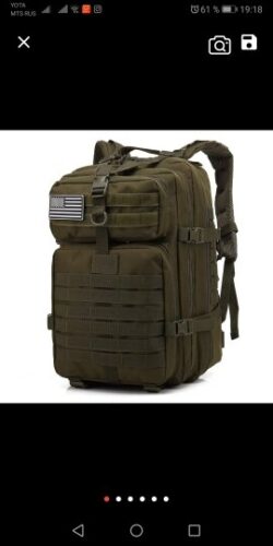 Military Tactical Backpack 45L Training Hiking Camping Trekking Travel photo review