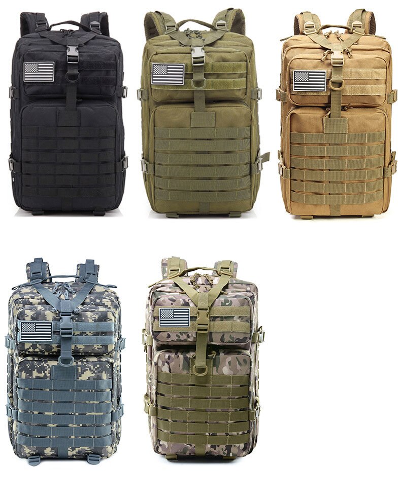 40L Waterproof Military Tactical Assault Backpack for Hiking Camping Hunting