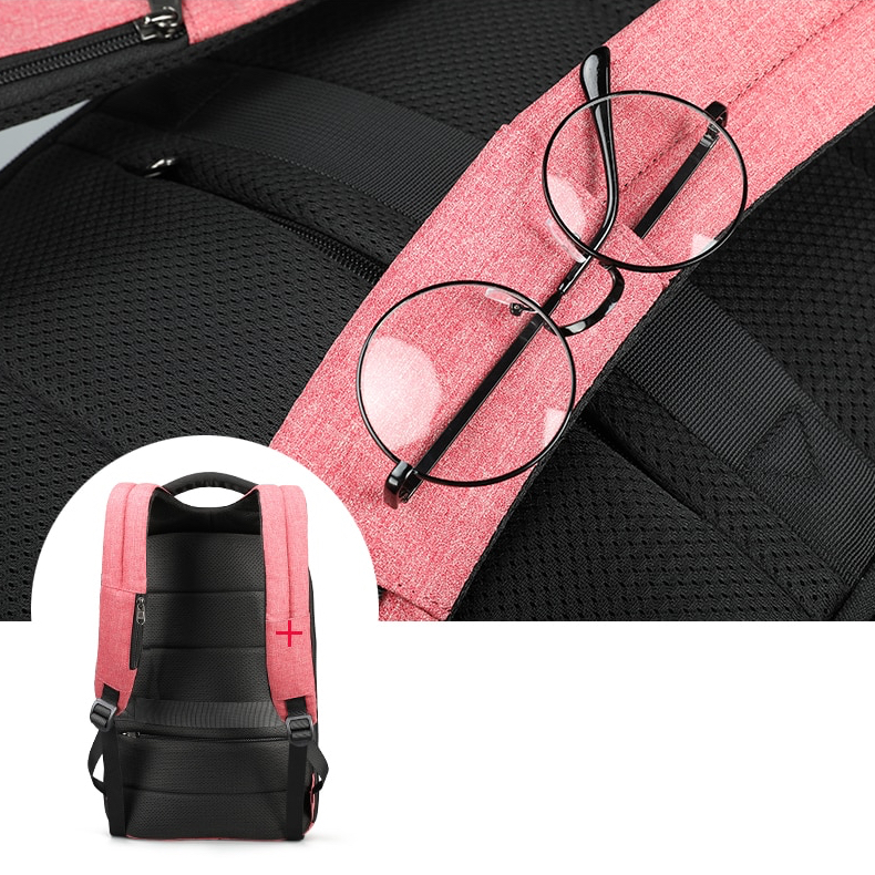 18 Inch Women Backpack For 15.6 Laptop Anti-Theft Lock Usb