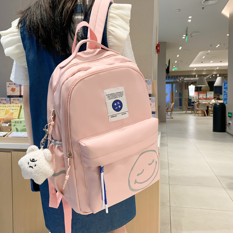 School Backpack For Girls, Bright Solid Color