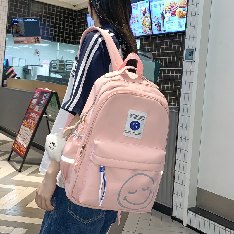 School Backpack For Girls, Bright Solid Color